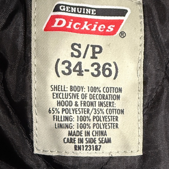 Dickies Woodland Camouflage Hooded Jacket - Picture 3 of 3